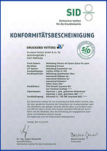 Konformitätsbescheinigung